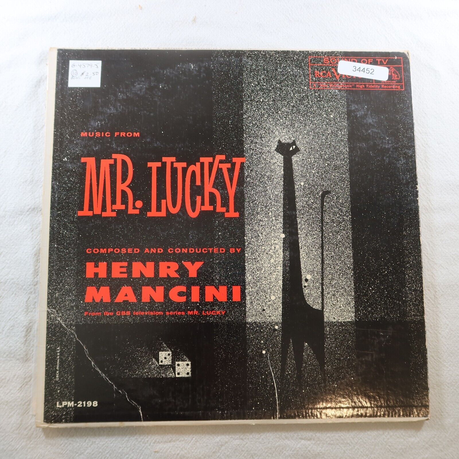 Henry Mancini Music From Mr Lucky Soundtrack LP Vinyl Record Album