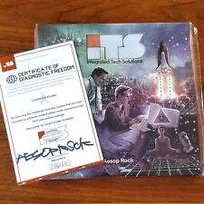 SIGNED AESOP ROCK - INTEGRATED TECH SOLUTIONS DLX Orange Vinyl ITS LED LIGHT UP picture