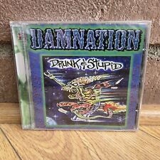 SEALED: DAMNATION : Drunk & Stupid (CD RAFR 1999) ROCK PUNK RARE OOP HTF VTG NEW picture