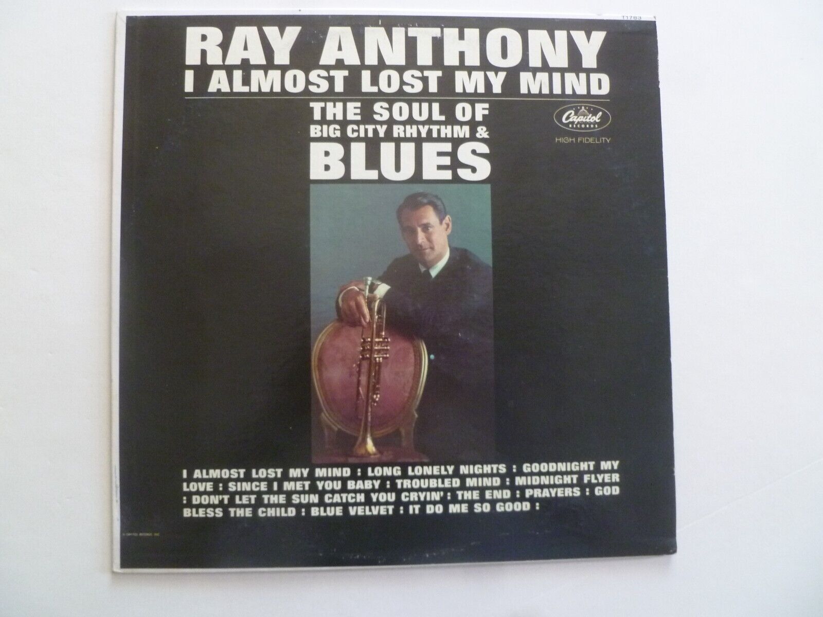 RAY ANTHONY - I Almost Lost My Mind - Capitol LP T1783 - Jazz Trumpet - Mono, M-