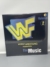 World Wrestling Federation WWF The Music Vol. 2 Gold Blue Split Vinyl LP LE 400 picture