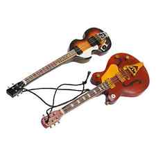 2024 Handmade miniature acoustic electric guitar model coated decoration picture
