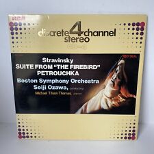Discrete 4channel stereo CD-4 /STRAVINSKY PETROUCHKA SEIJI OZAWA LP RCA Red Seal picture