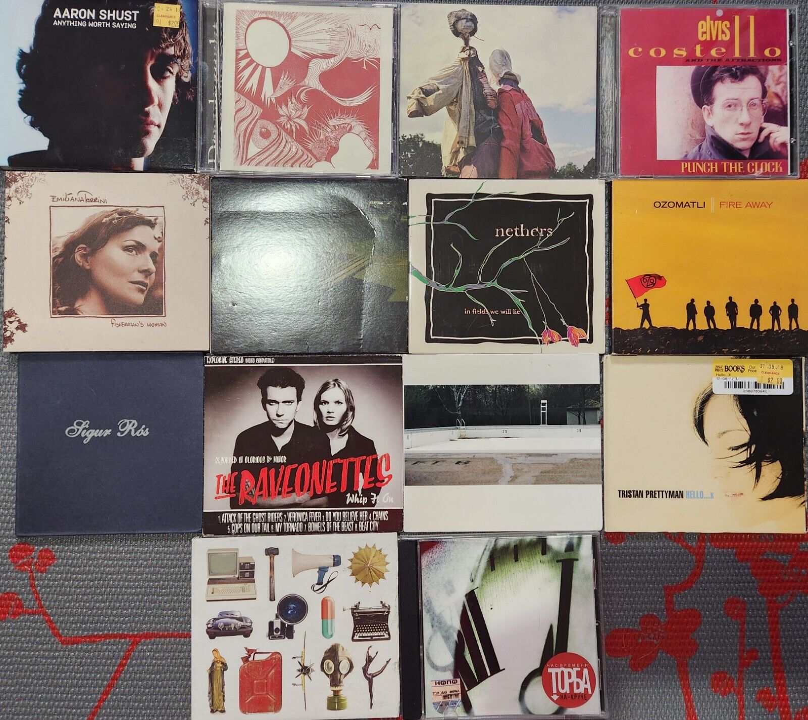 Wholesale lot of 14 rock CDs;  Pearl Jam Gomez Throwing Muses Kelley Deal LISTED