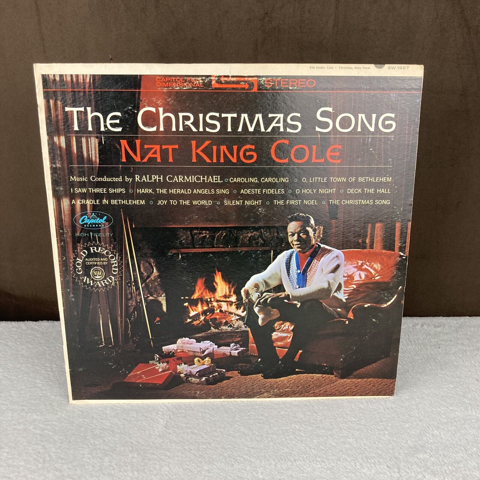 Vtg 1962 Nat King Cole: The Christmas Song LP Vinyl Capitol Records SW 1967