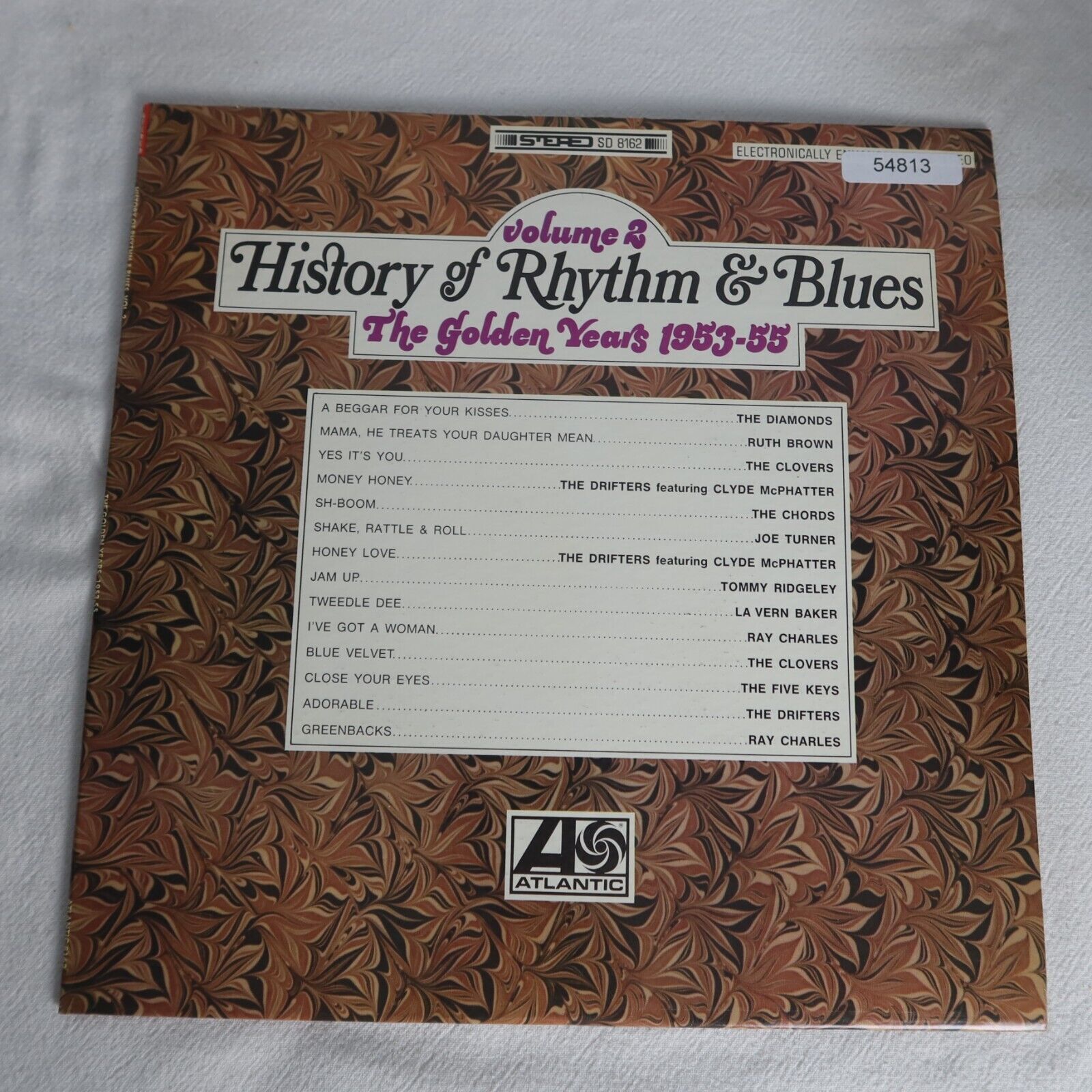 History Of Rhythm And Blues The Golden Years Vol 2 ATLANTIC Compilation LP Viny