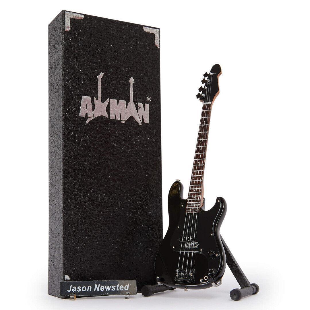 Jason Newsted Bass Guitar Miniature Replica | Handmade Music Gifts