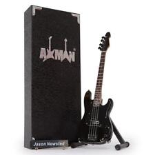 Jason Newsted Bass Guitar Miniature Replica | Metallica| Display Box | Mini Stan picture
