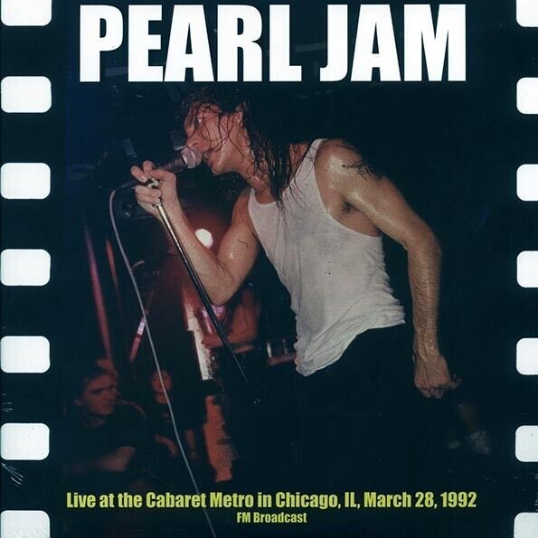 Pearl jam Live At The Cabaret Metro In Chicago,1992 Vinyl Record LP