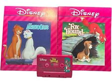 Vintage Disney Children Read Along Book & Tape Fox & The Hound & Aristocats picture