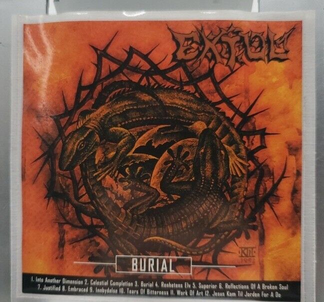 Burial by Extol (CD, Dec-1998, Solid State). Pre-release Promo. Rare Mint.