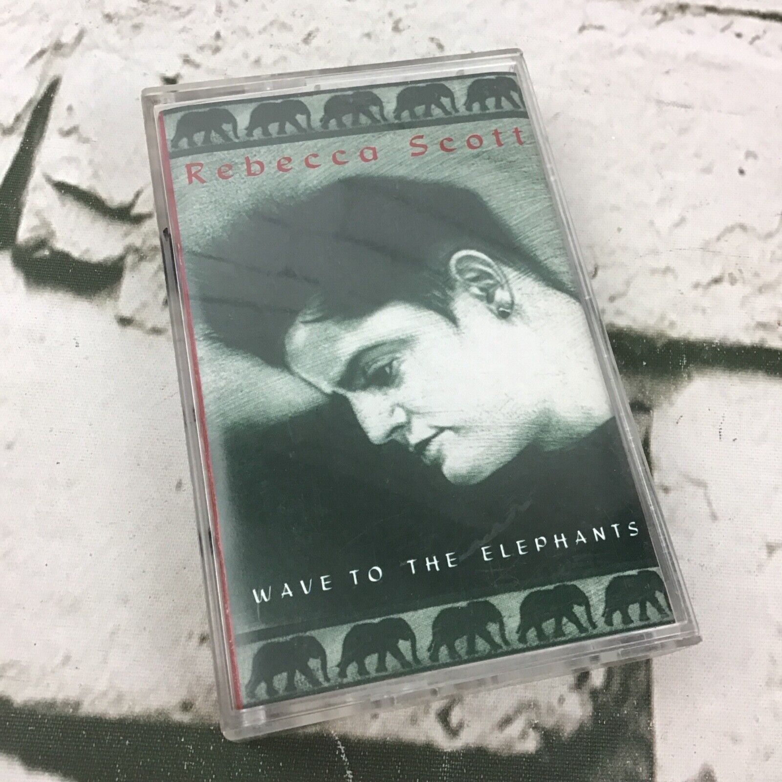 Rebecca Scott Wave To The Elephants Cassette Tape Vintage 1994