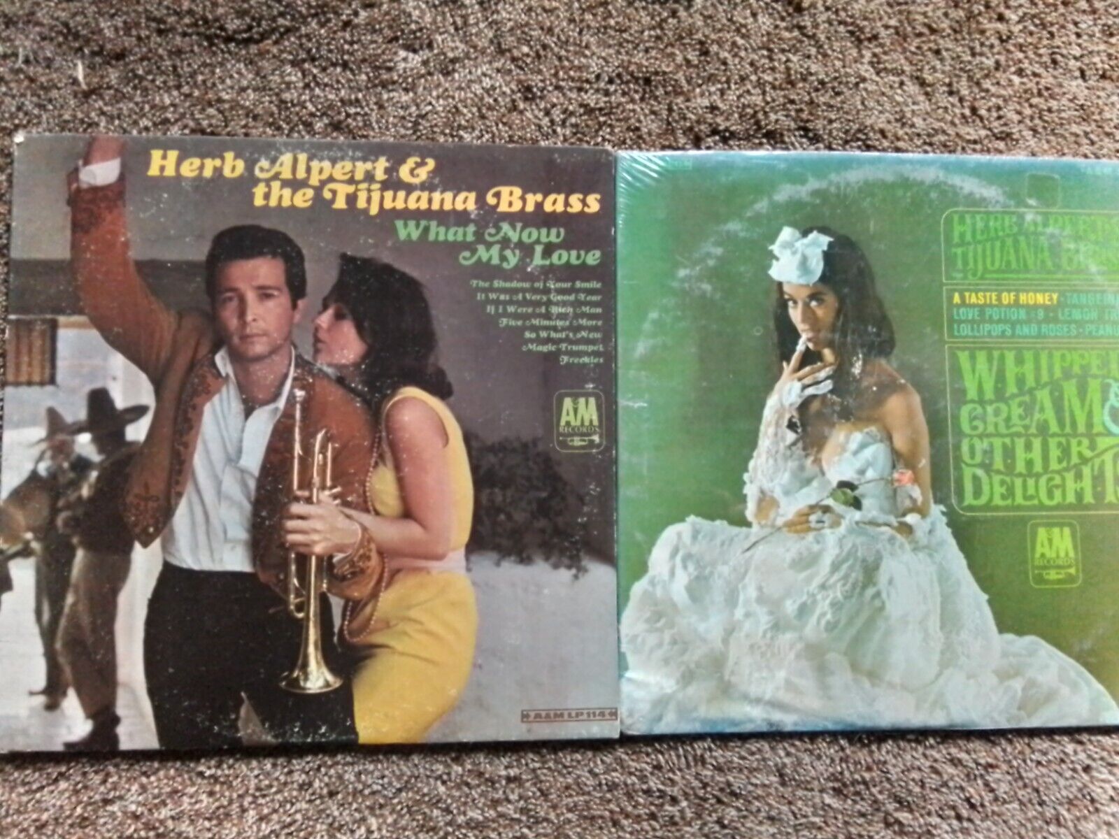 TWO VINTAGE HERB ALBERT & TIJUANA BRASS VINYL RECORD ALBUMS