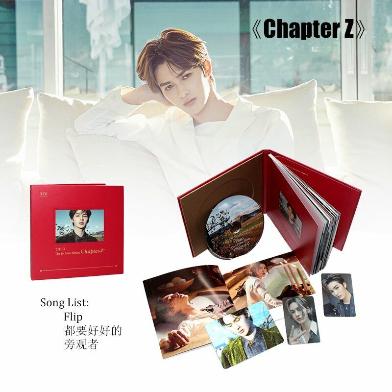NINE PERCENT Theo 朱正廷 《Chapter Z》Chinese Album CD+Mini Book +3D Card w/ Tracking