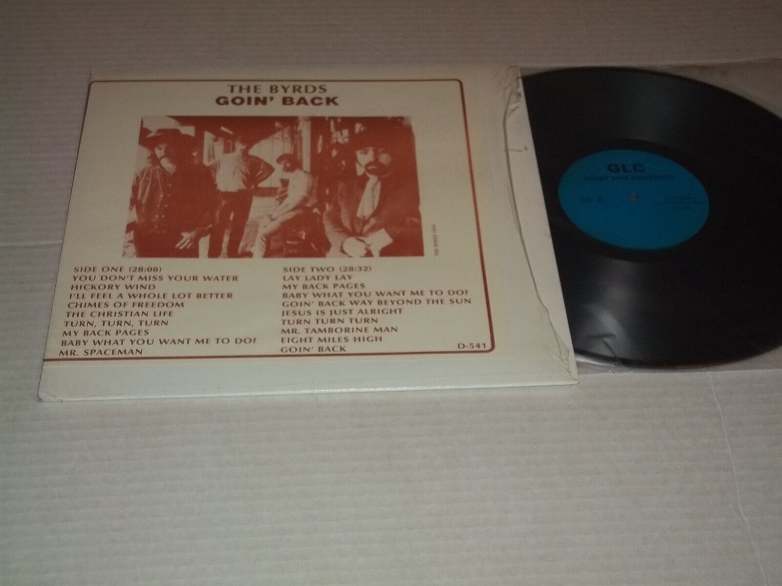 the Byrds- Live in Rome 1968 & Boston 1969  rare LP  NM