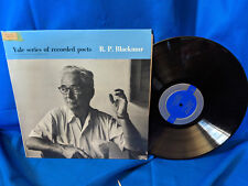 R.P. Blackmur LP Yale Series of Recorded Poets Carillon YP311 Poetry Booklet picture
