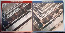 Vintage the beatles red and blue vinyl 1973 picture
