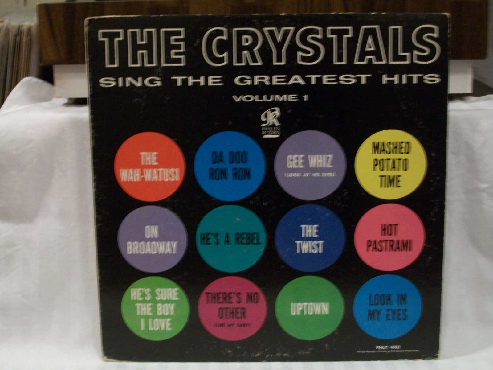 THE CRYSTALS - SING THE GREATEST HITS VOL. 1 (4003)  VG+ cond. VERY RARE ALBUM