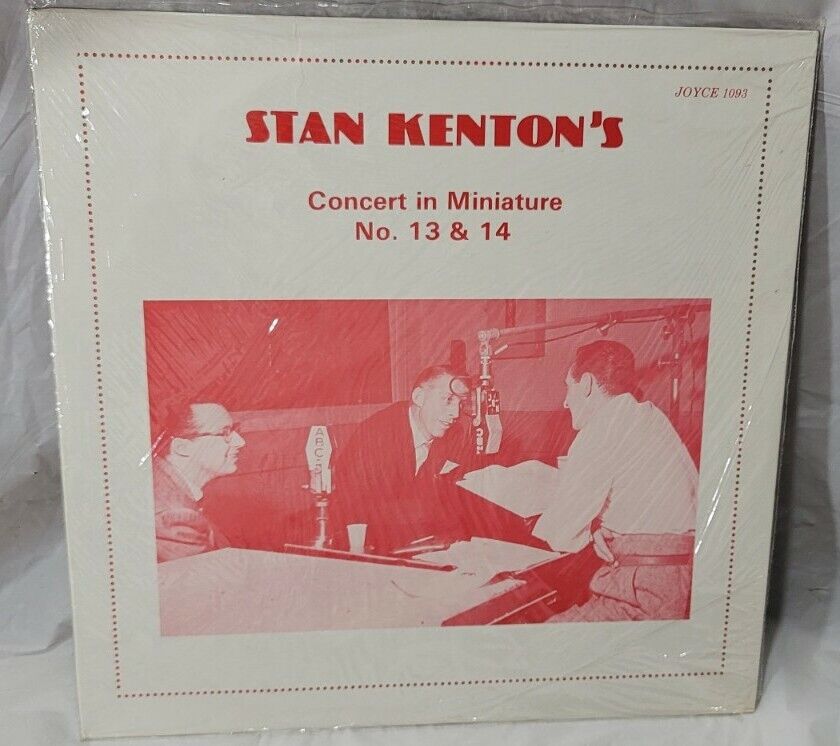 NEW/SEALED Stan Kenton - Concert in Miniature No. 13 & 14 - Vinyl - (JOYCE 1093)