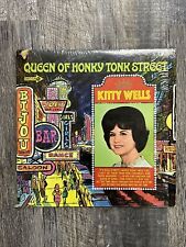 Kitty Wells Queen Of Honky Tonk Street 1967 Vinyl Partially Sealed VG+ picture