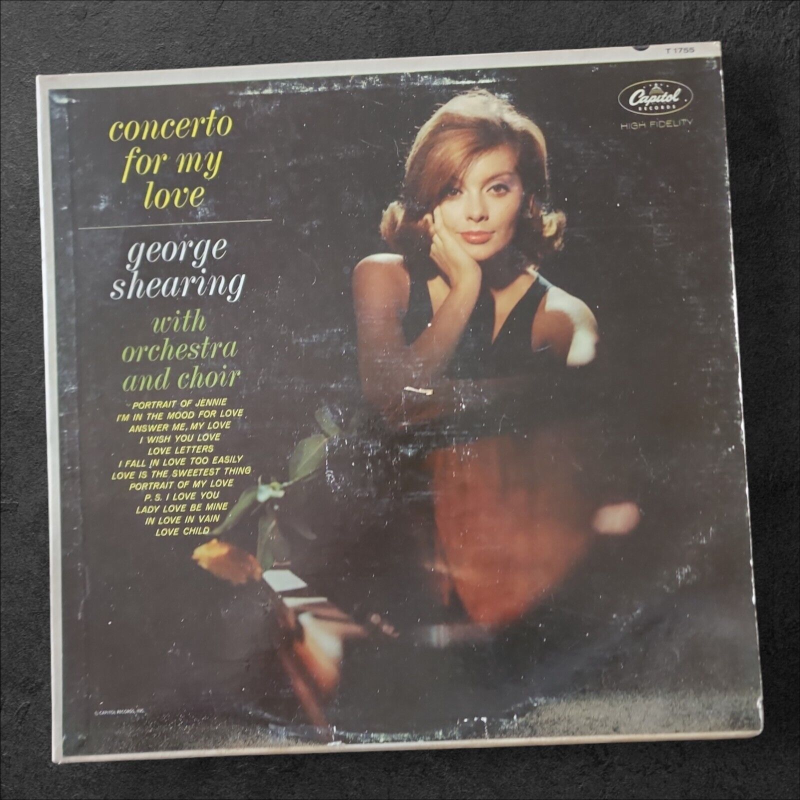 george shearing, concerto for my love, 33 rpm vinyl