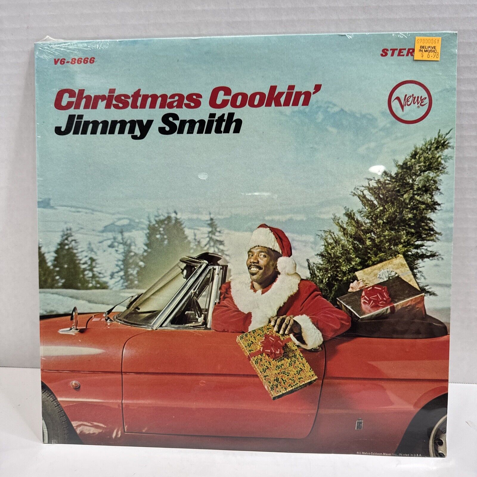 Rare Jimmy Smith Christmas Cookin’ VERVE MONO VLP 9231 BRAND NEW SEALED