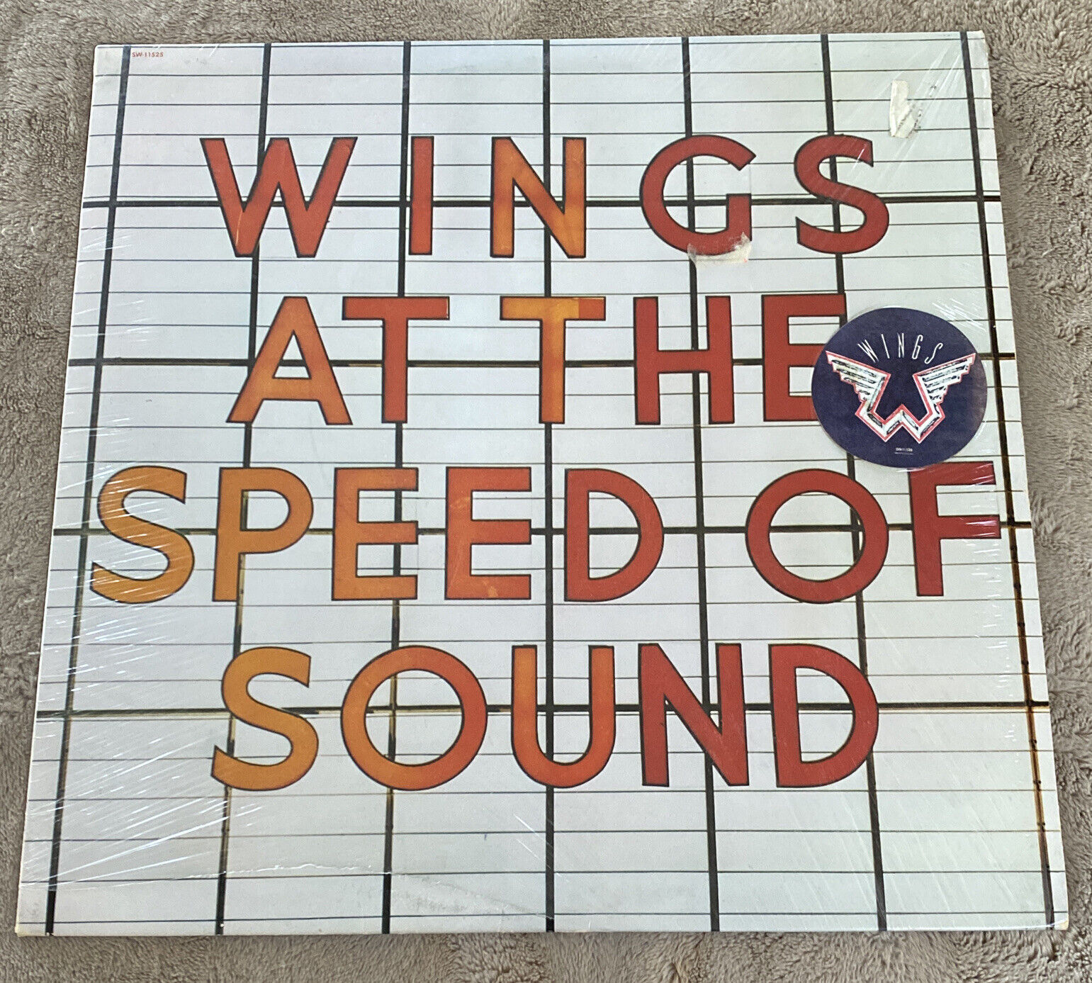 ONLY PLAYED ONCE ORIGINAL Wings At The Speed Of Sound Album Vinyl LP