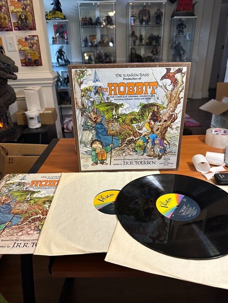THE HOBBIT Buena Vista 103 RANKIN/BASS Complete Soundtrack 2 LP Set Vinyl Record