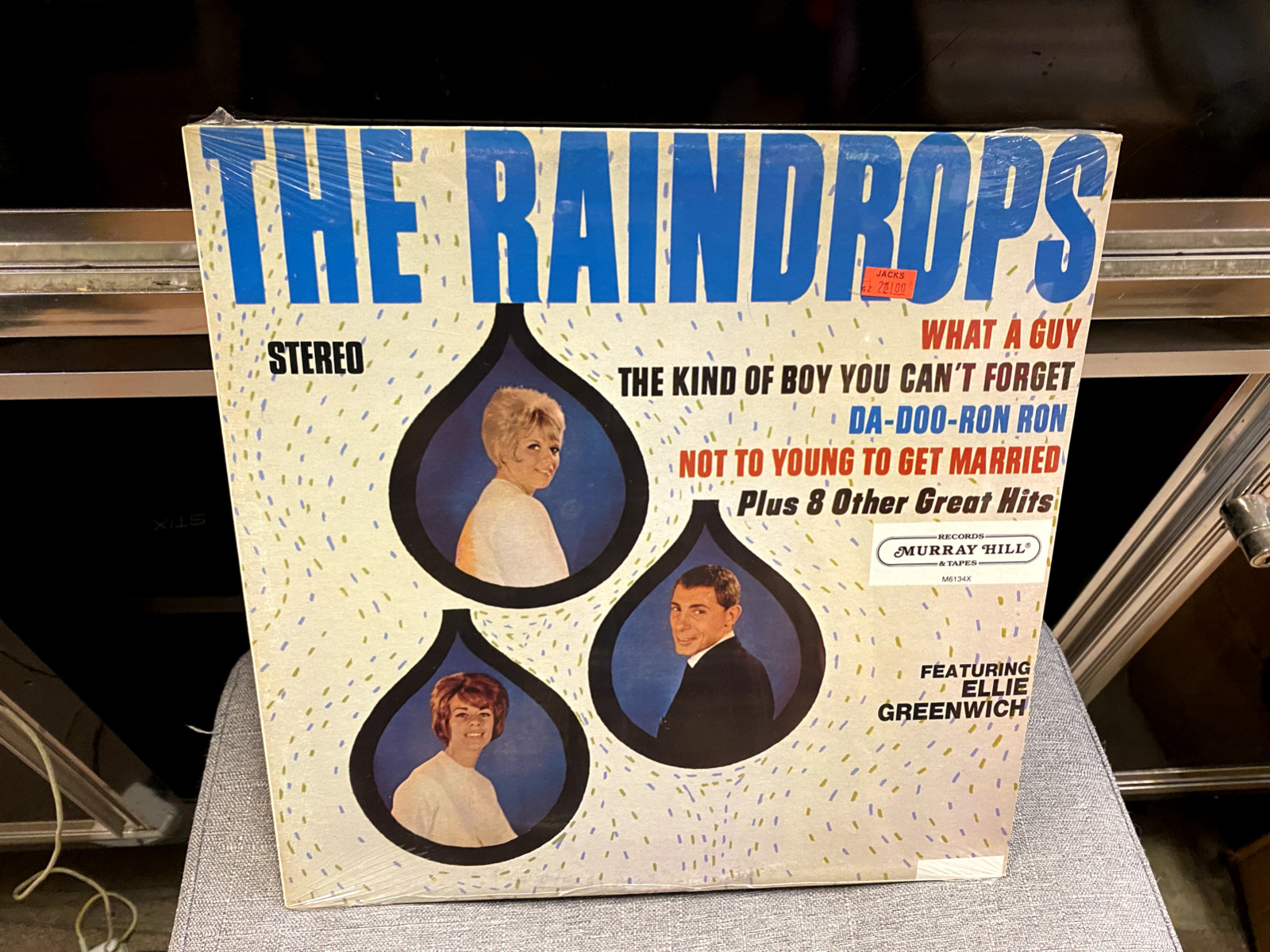 The Raindrops s/t self titled LP Murray Hill 1985 SEALED [Ellie Greenwich]