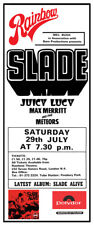 SLADE - JUCY LUCY AT THE RAINBOW THEATRE LONDON - GIG POSTER picture