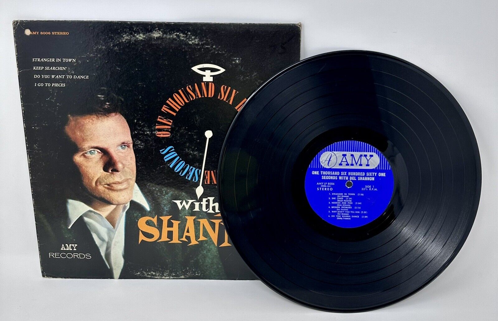 Del Shannon LP One Thousand Six Hundred Sixty One Seconds Amy 1965 Vinyl Record