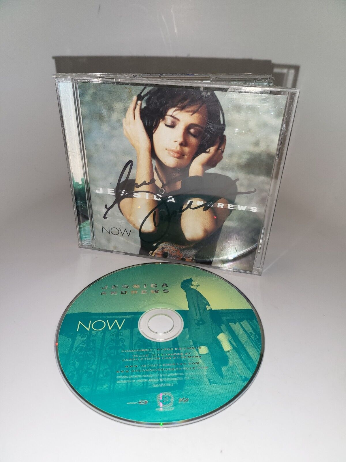 Now by Jessica Andrews (CD, Apr-2003, Dreamworks Nashville) Enhanced Autographed