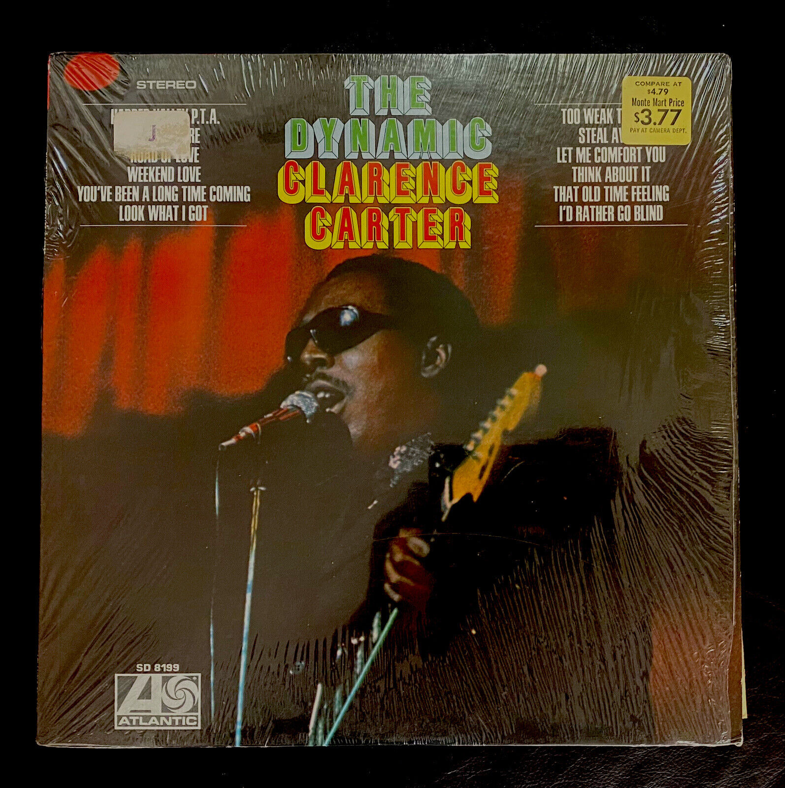 The Dynamic Clarence Carter SD 8199 1969 VG+ Vinyl VG+ Cover In Shrink OG Press