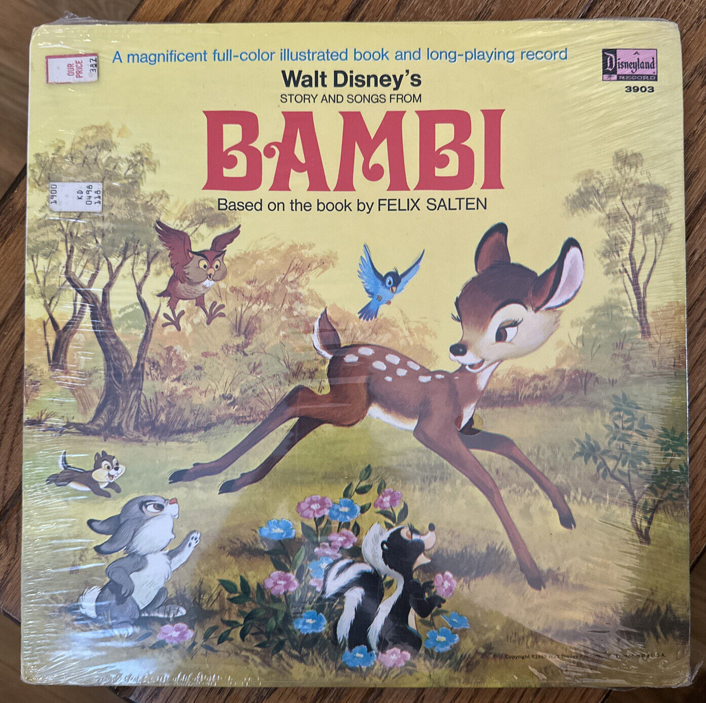 WALT DISNEY'S - Story & Songs From BAMBI - Disneyland ST-3903 1969 Lp Brand New