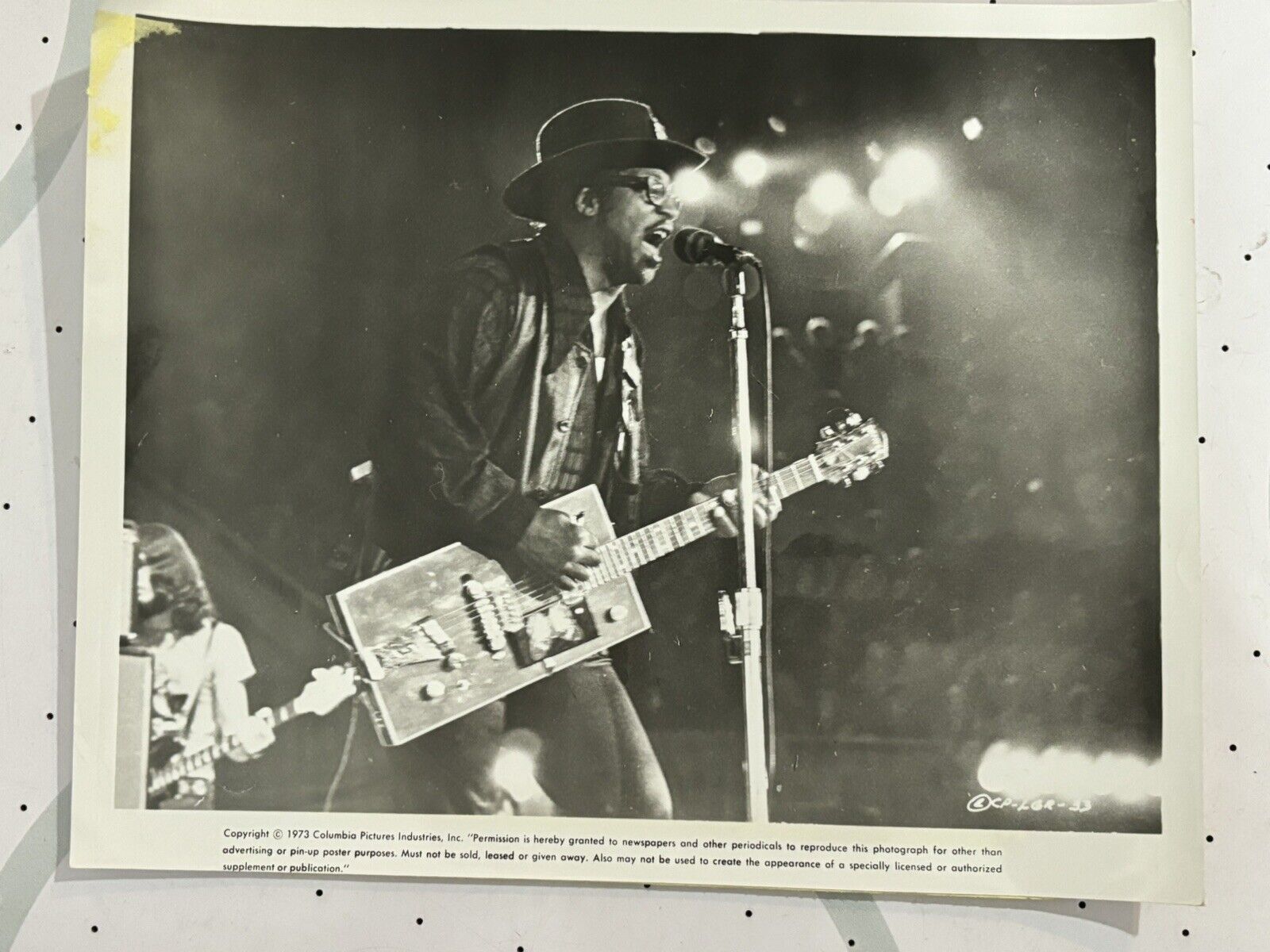 Blues Singer BO DIDDLEY 9x11 Photo Musical original Print Rare Guitar 1973