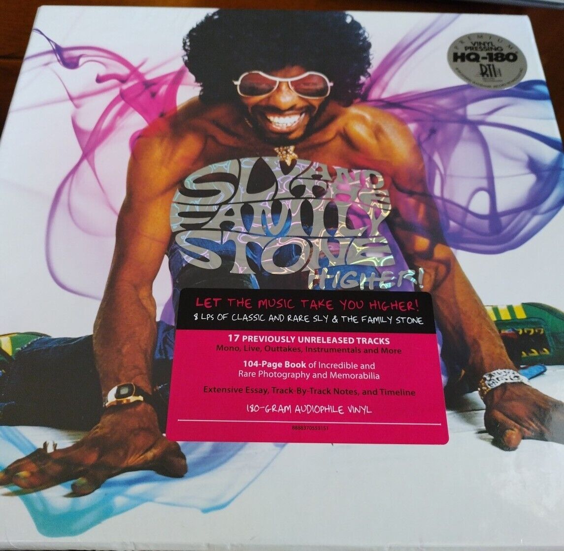 BRAND NEW/SEALED Sly & the Family Stone -Higher 8-LP HQ-180 G Vinyl #2250/5000