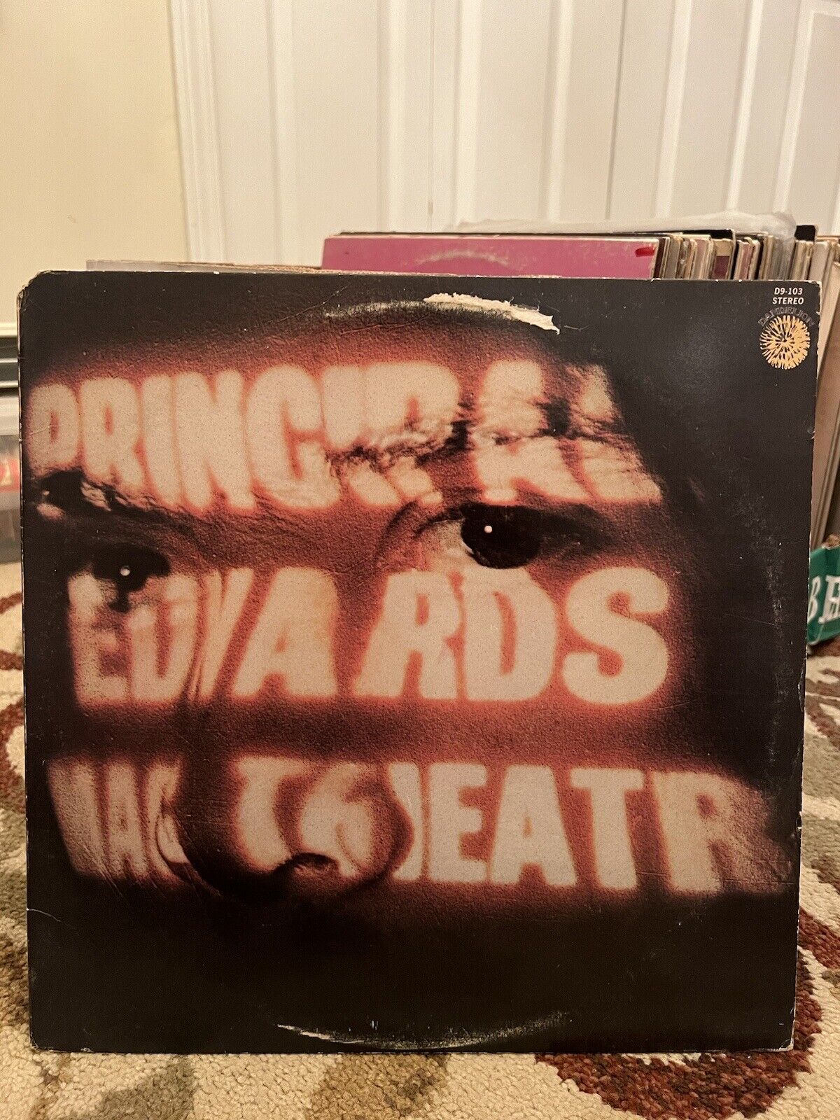 Principal Edwards Magic Theatre Soundtrack 1969 LP Dandelion Records D9-103 VG+