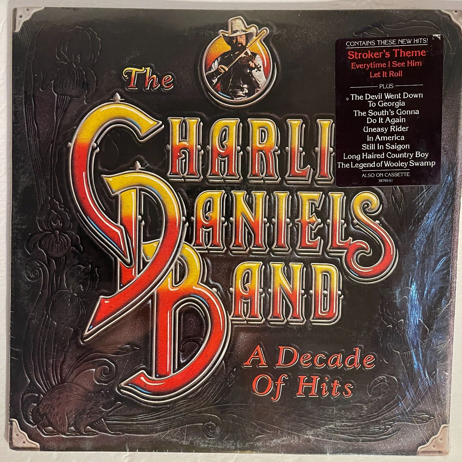 The Charlie Daniels Band ‎– A Decade Of Hits Vinyl, LP 1983 Epic ‎– FE 38795