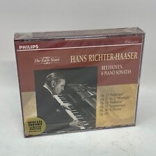 Hans Richter-Haaser Early Years Beethoven 6 Piano Sonatas Classical 2x CD Sealed picture