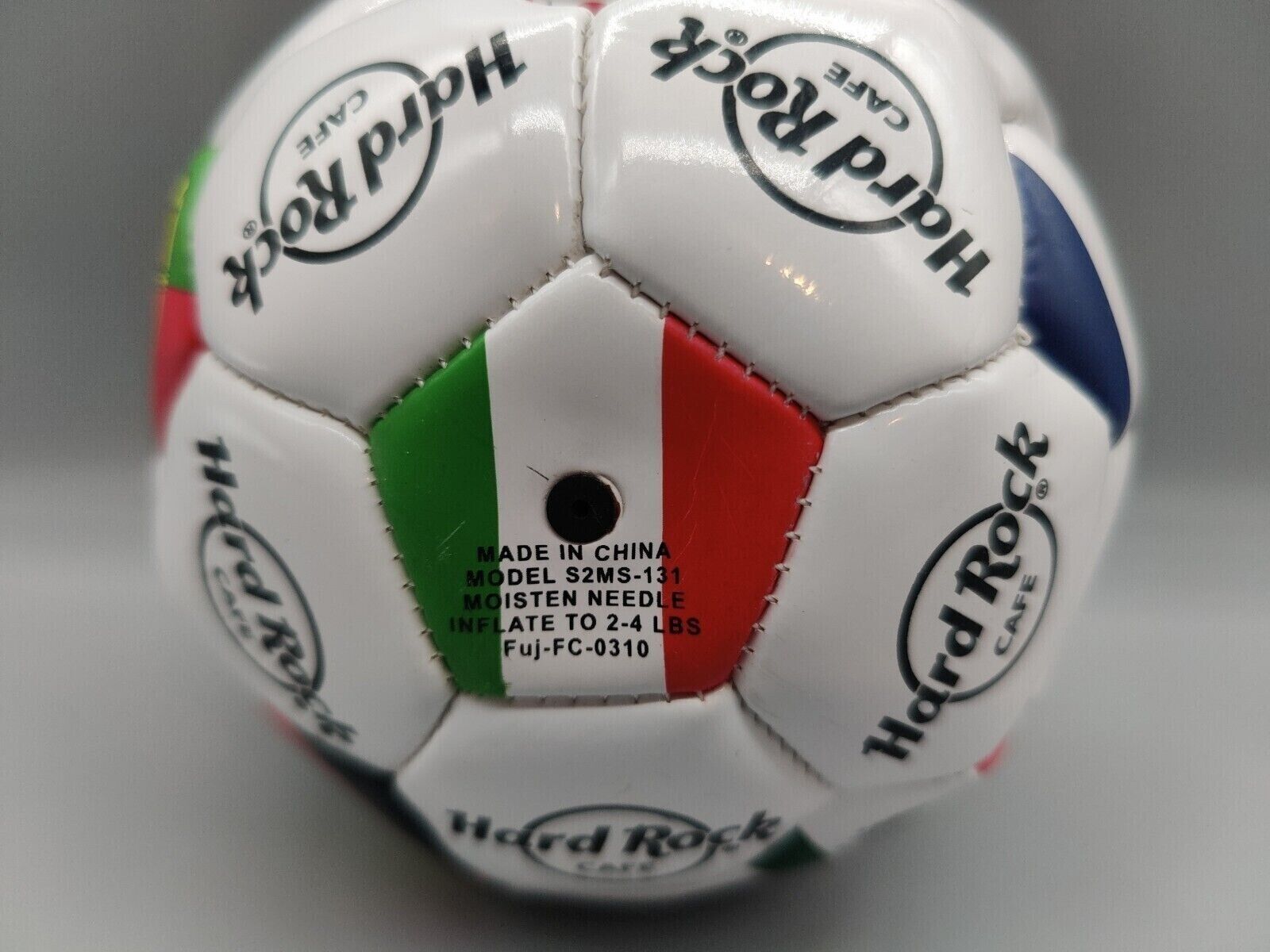 Hard Rock Cafe Promotional Mini Football- World Cup International Rare VGC