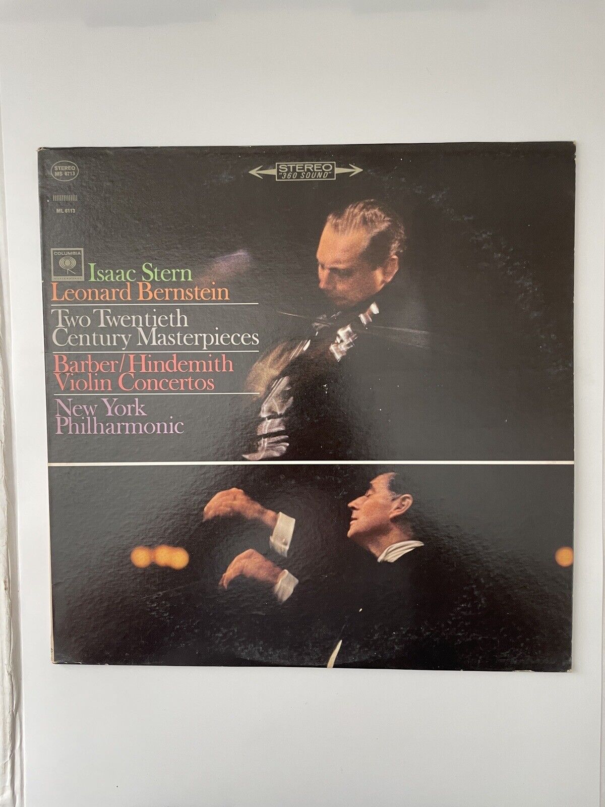 Isaac Stern~Leonard Bernstein~Two Twentieth Century Masterpieces~Lp Record Q