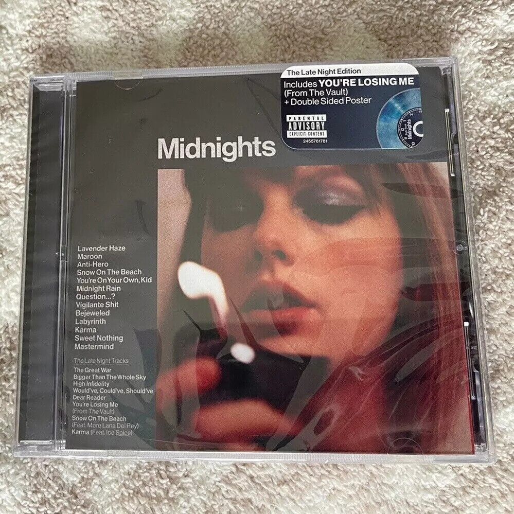 NEW Taylor Swift Midnights The Late Night Edition CD Deluxe Edition