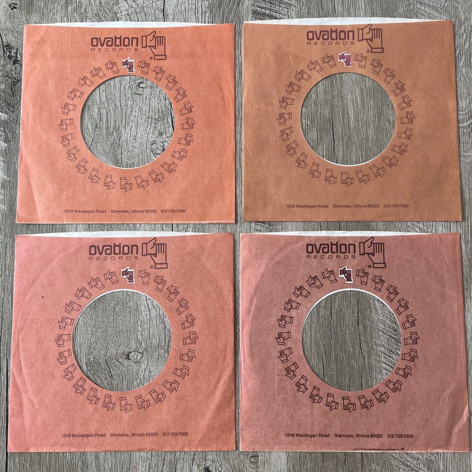 OVATION RECORDS 4 original 45 rpm 7