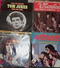 Huge Lot of 100 45rpm Records All Genres Many Obscure Labels picture