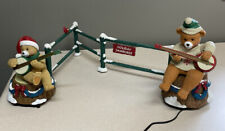 1997 Mr. Christmas Animated Dueling Banjo Bears 20 Christmas Carols W/Box TESTED picture