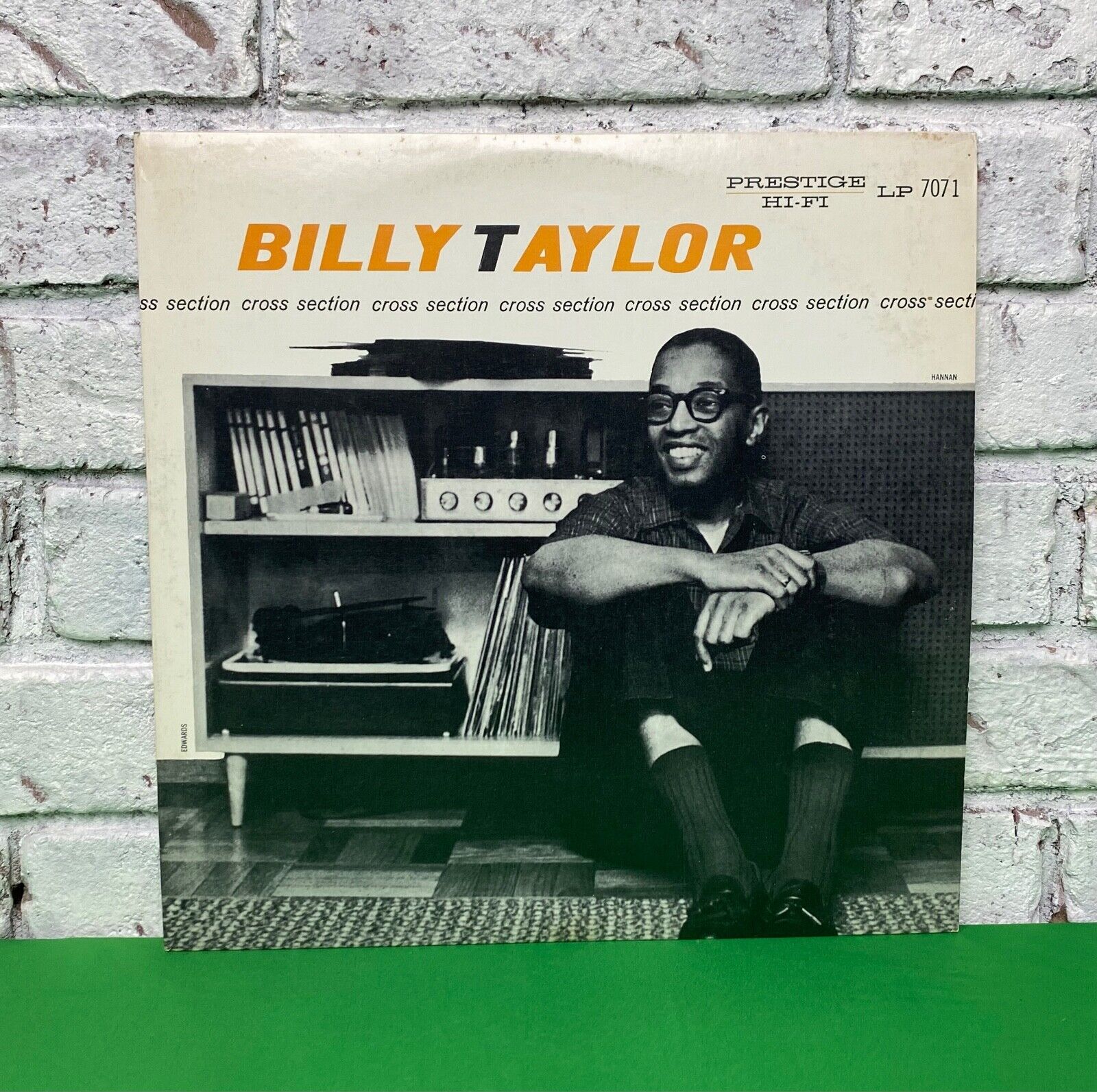 Vintage BILLY TAYLOR Cross Section (1956) LP Prestige 7071 mono RVG DG 50th St