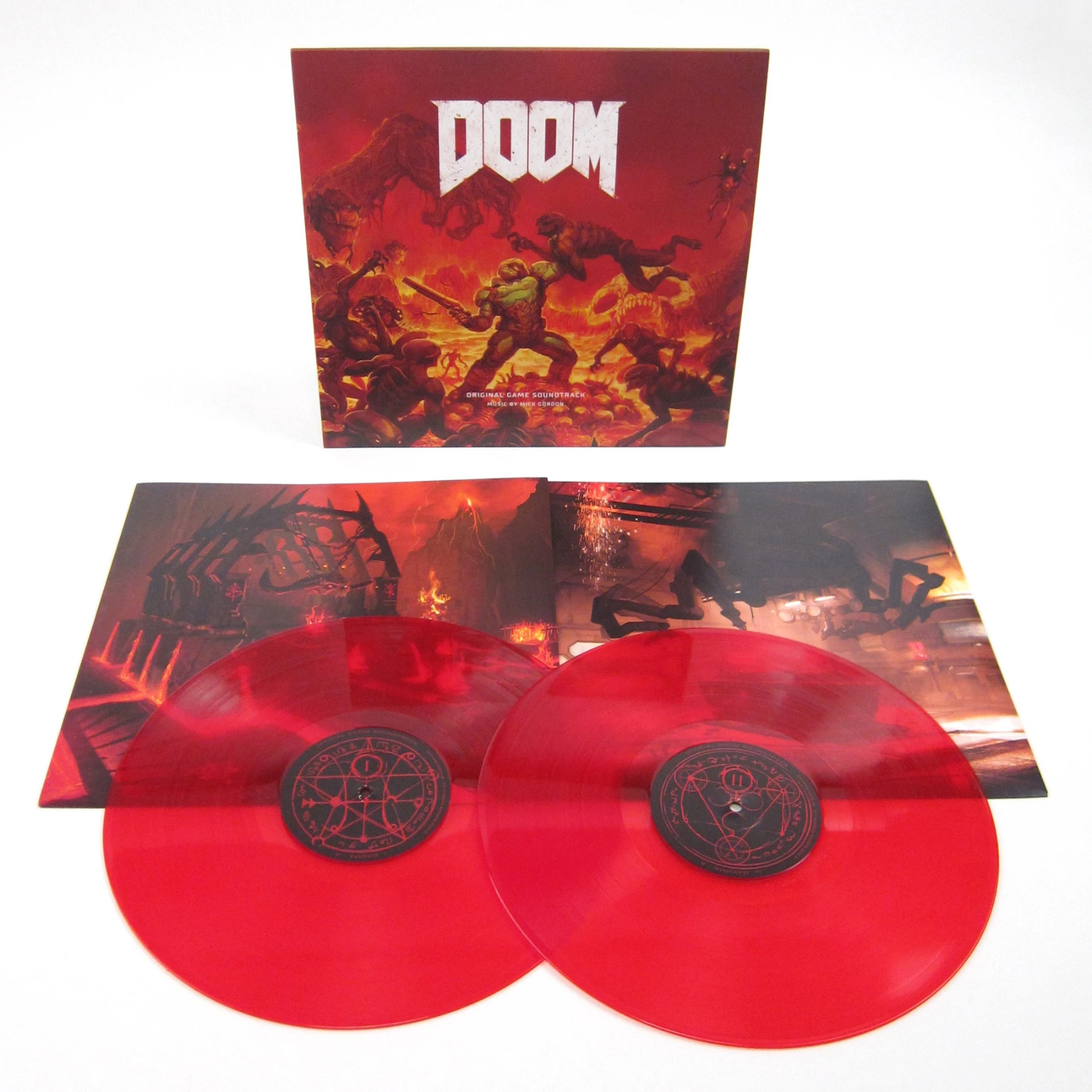 Doom Deluxe Double Vinyl Record Soundtrack 2 LP RED Variant Bethesda (VGNM)
