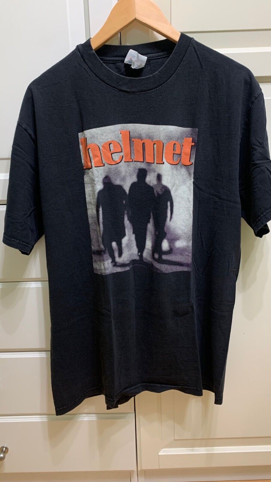Vintage HELMET Aftertaste 1997 American Tour T Shirt Size L Rare