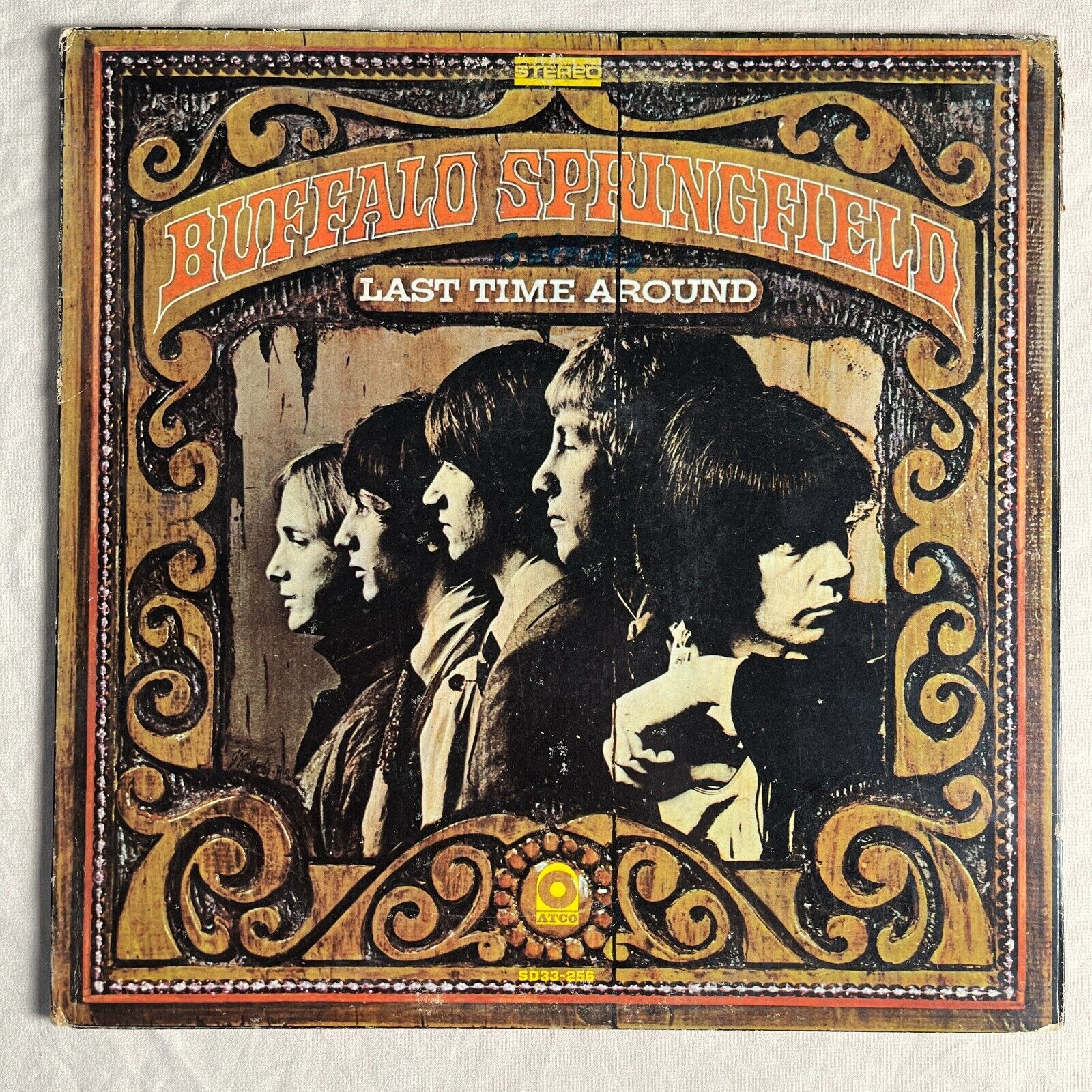 BUFFALO SPRINGFIELD Last Time Around 1968 Vinyl LP ATCO SD 33-256 - VG+