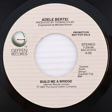 Adele Bertei – Build Me A Bridge - 1983 PROMO NFS 45 rpm Allied Geffen 7-29546 picture